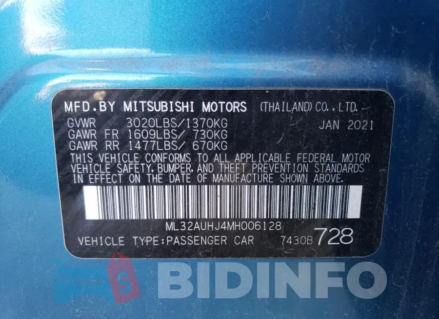 ML32AUHJ4MH006128 Photo# 12