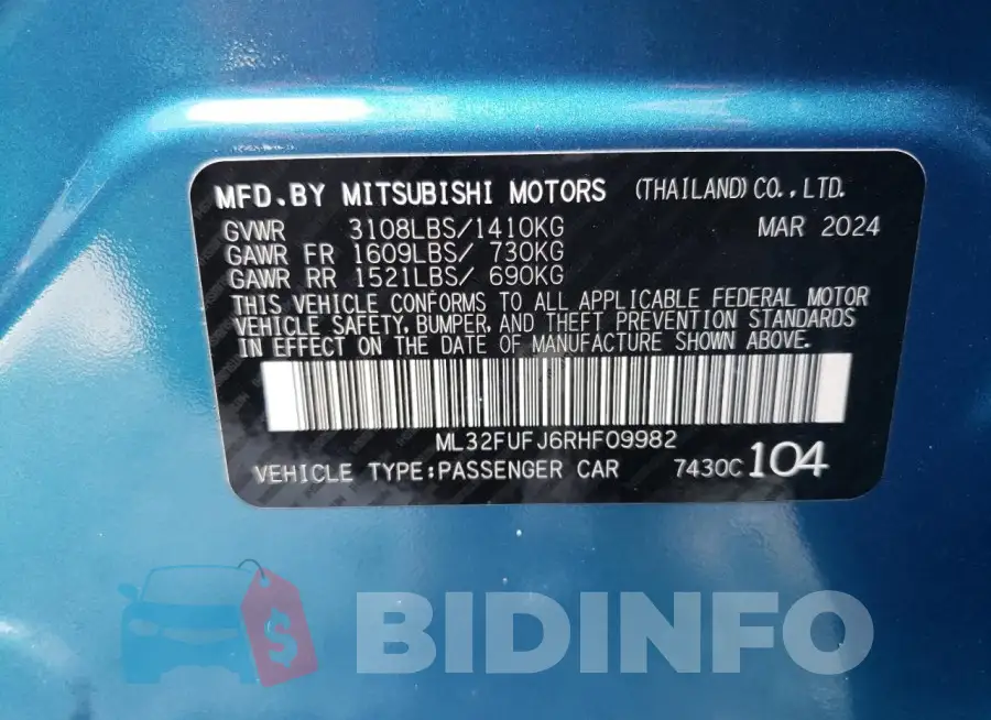 ML32FUFJ6RHF09982 Photo# 12