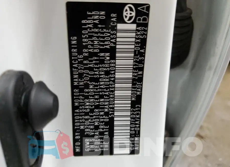 5YFBURHEXGP464088 Photo# 12