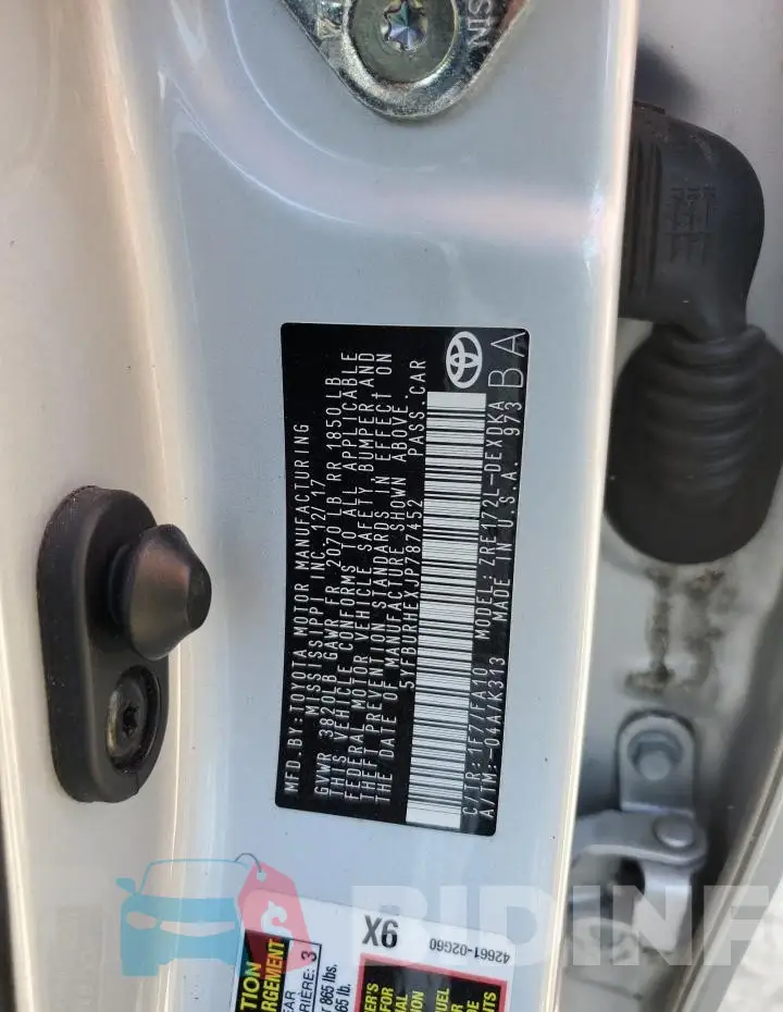 5YFBURHEXJP787452 Photo# 13
