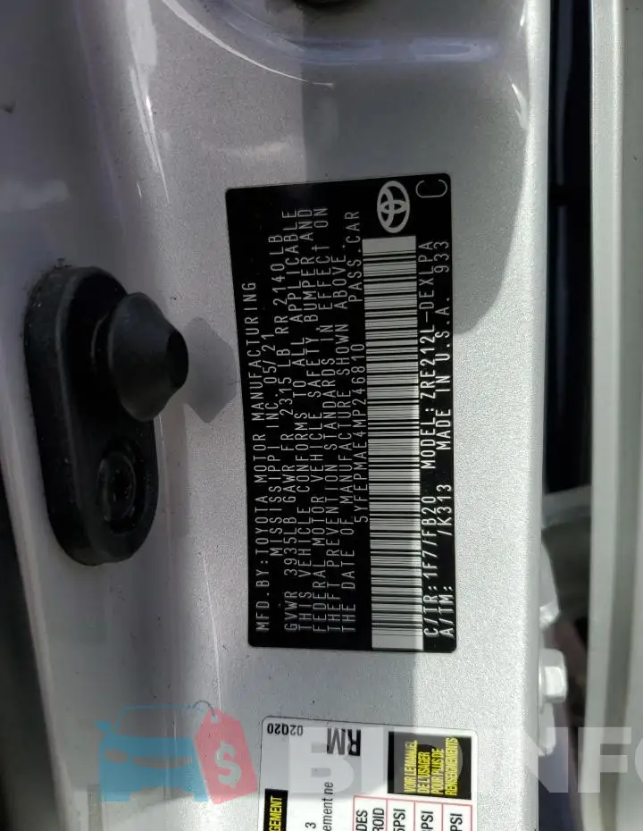 5YFEPMAE4MP246810 Photo# 12