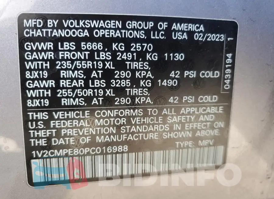 1V2CMPE80PC016988 Photo# 14