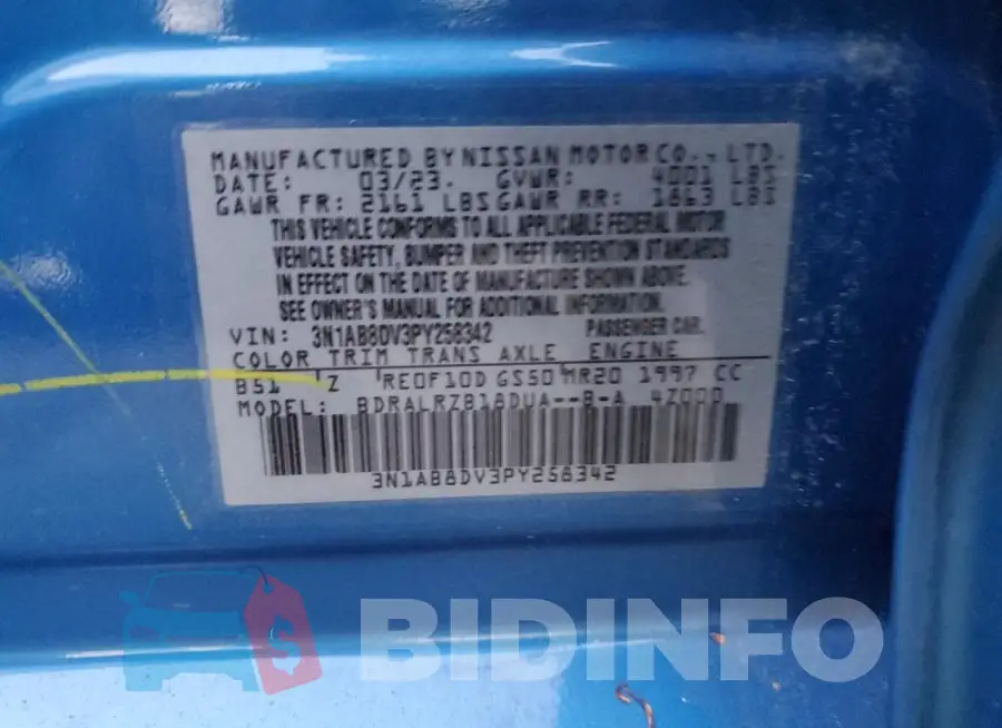 3N1AB8DV3PY258342 Photo# 12