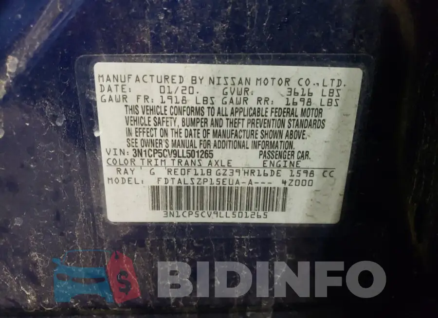 3N1CP5CV9LL501265 Photo# 13