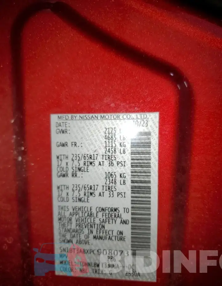 5N1BT3ABXPC908073 Photo# 13