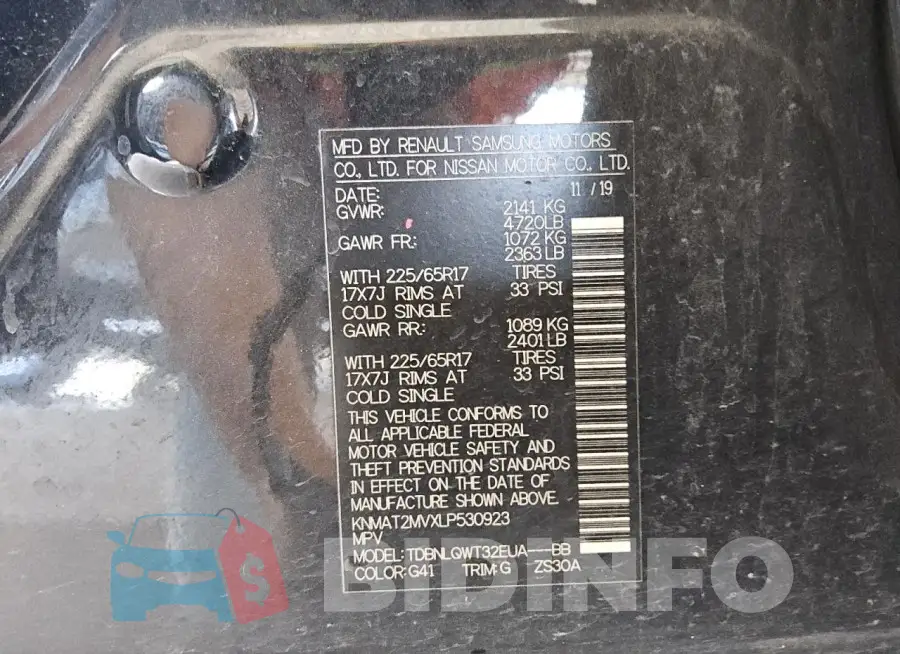KNMAT2MVXLP530923 Photo# 12