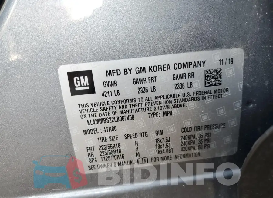 KL4MMBS22LB067458 Photo# 12