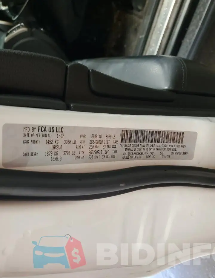 1C4RJFAG8HC801417 Photo# 13