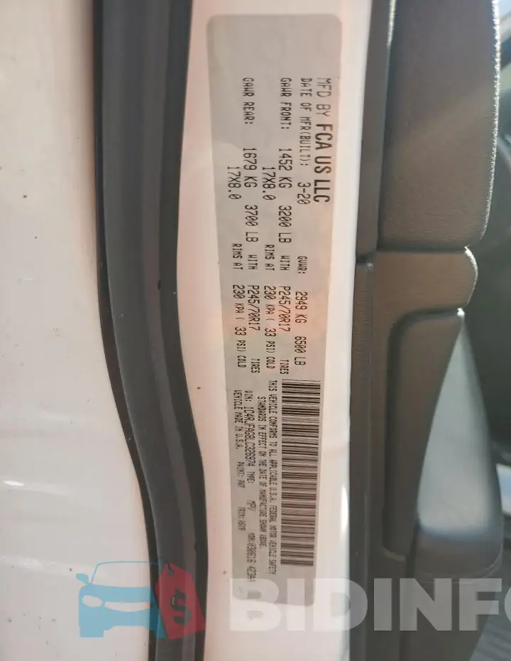 1C4RJFAG8LC326974 Photo# 14