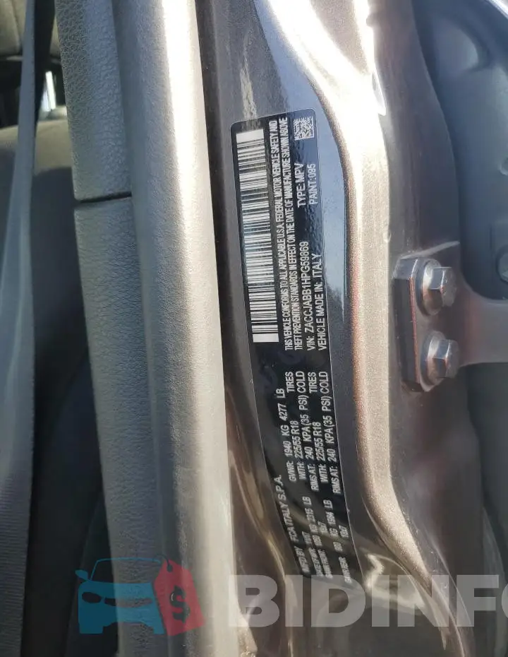 ZACCJABB1HPG59869 Photo# 13
