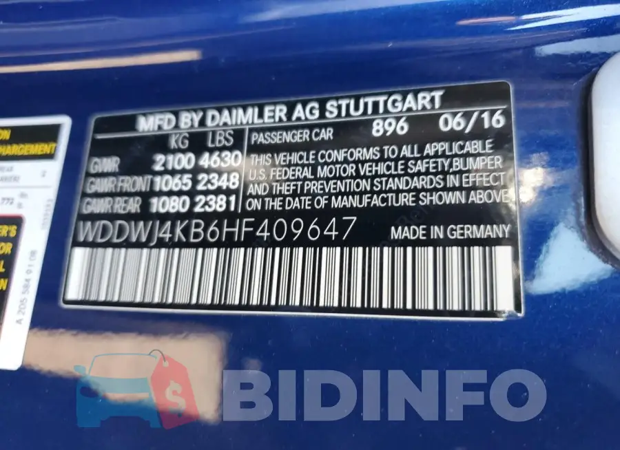 WDDWJ4KB6HF409647 Photo# 12