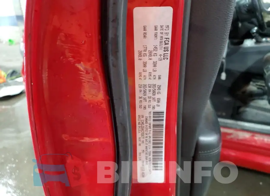 1C4RDJDG4KC722677 Photo# 13