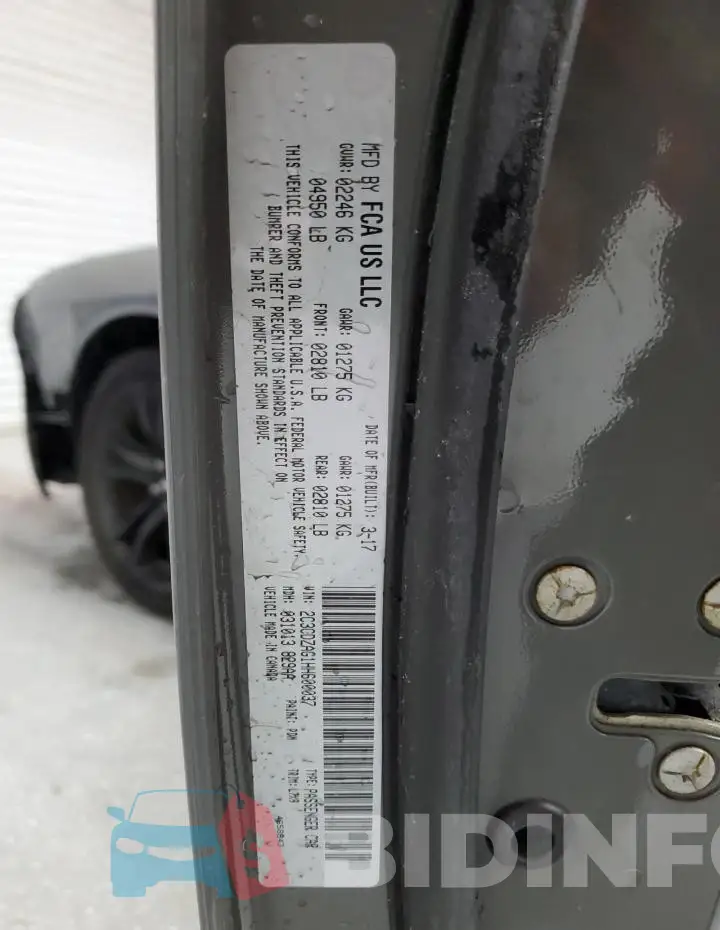 2C3CDZAG1HH600037 Photo# 12