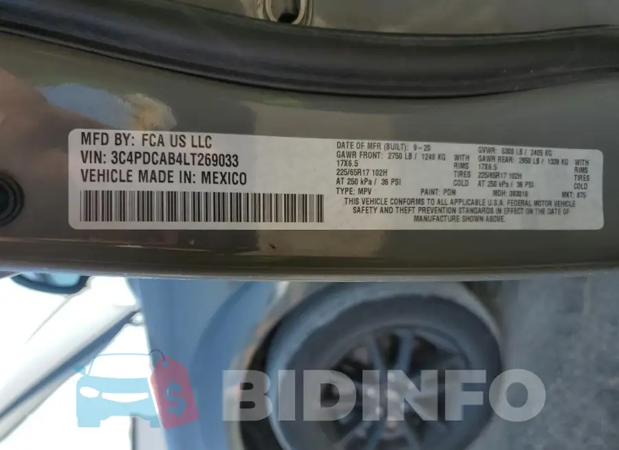 3C4PDCAB4LT269033 Photo# 13