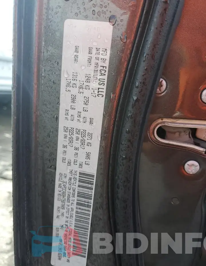 3C4PDCAB9HT587009 Photo# 13