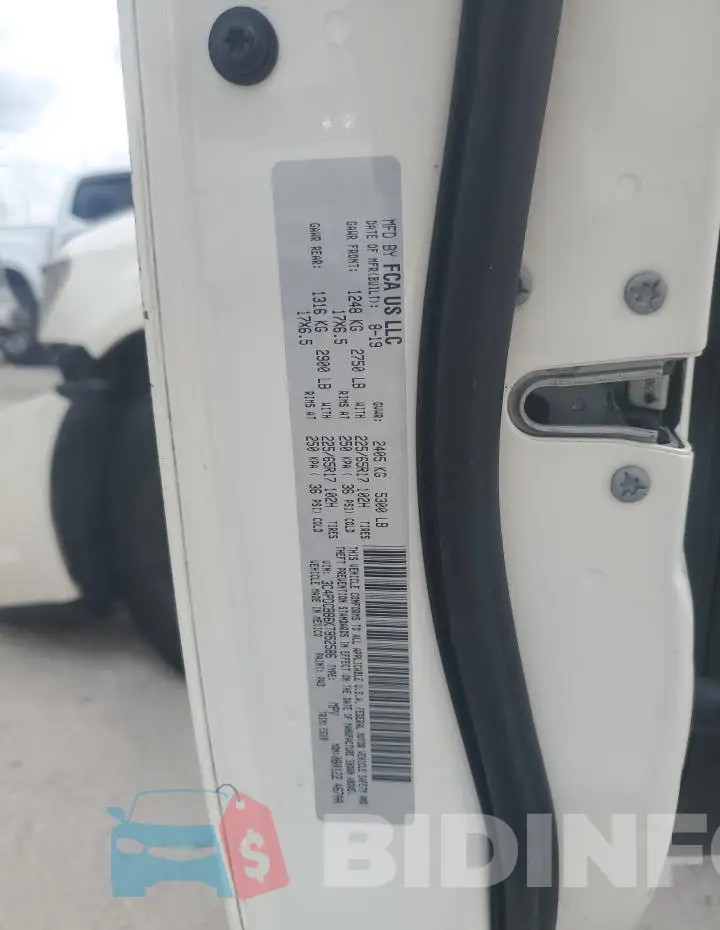 3C4PDCBB6KT852586 Photo# 14