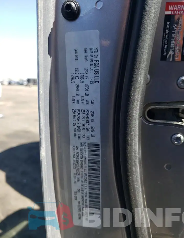 3C4PDCBBXKT701525 Photo# 14
