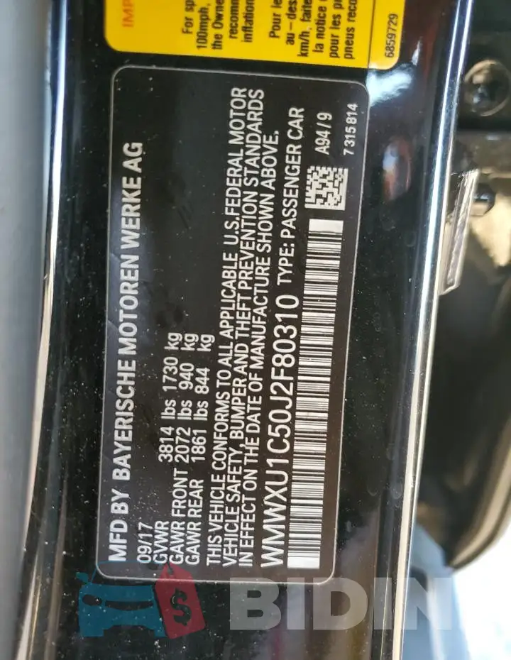 WMWXU1C50J2F80310 Photo# 12