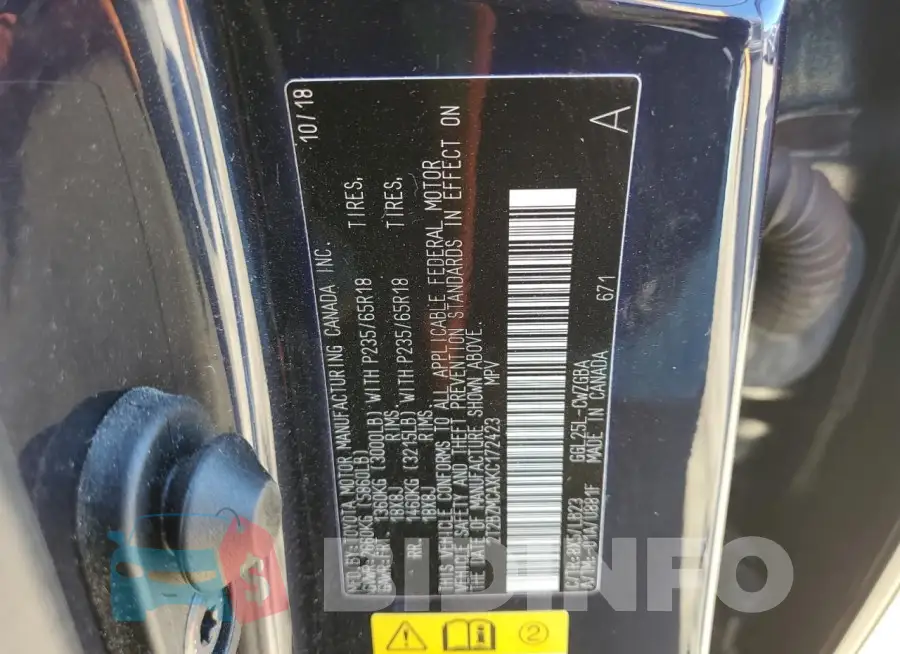 2T2BZMCAXKC172423 Photo# 13