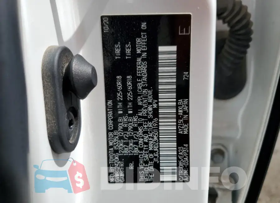 JTJGJRDZ3M5011976 Photo# 12