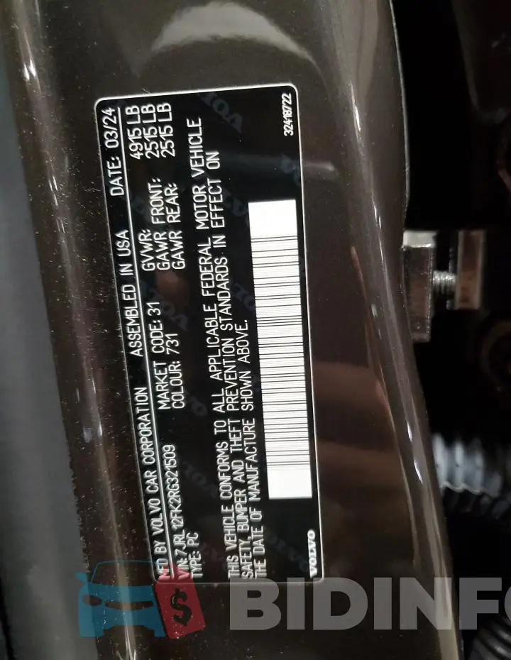 7JRL12FK2RG321509 Photo# 12