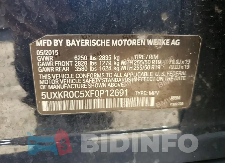 5UXKR0C5XF0P12691 Photo# 13