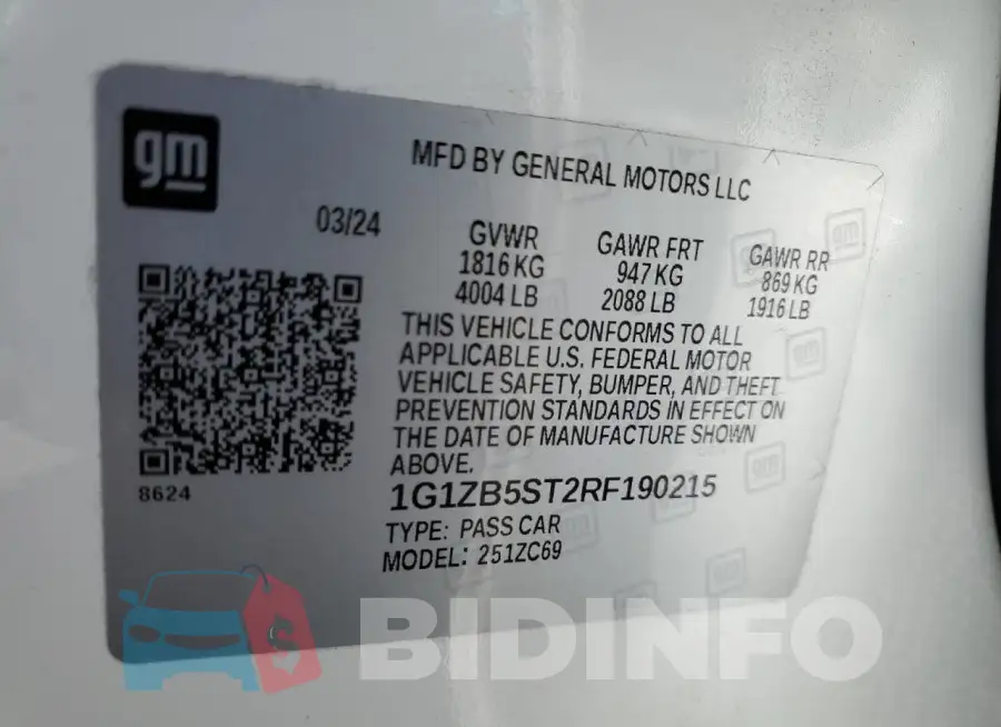 1G1ZB5ST2RF190215 Photo# 12