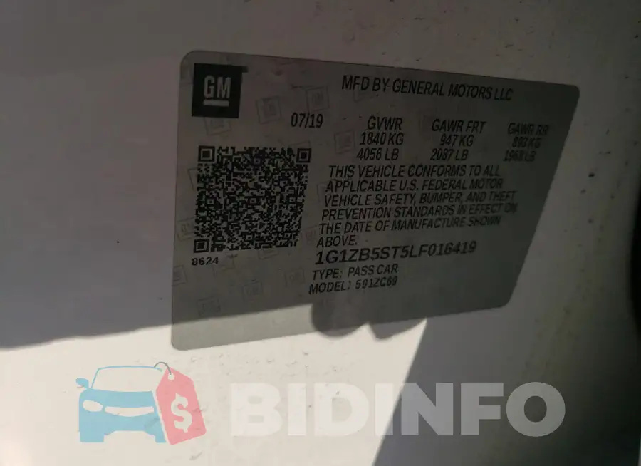 1G1ZB5ST5LF016419 Photo# 12