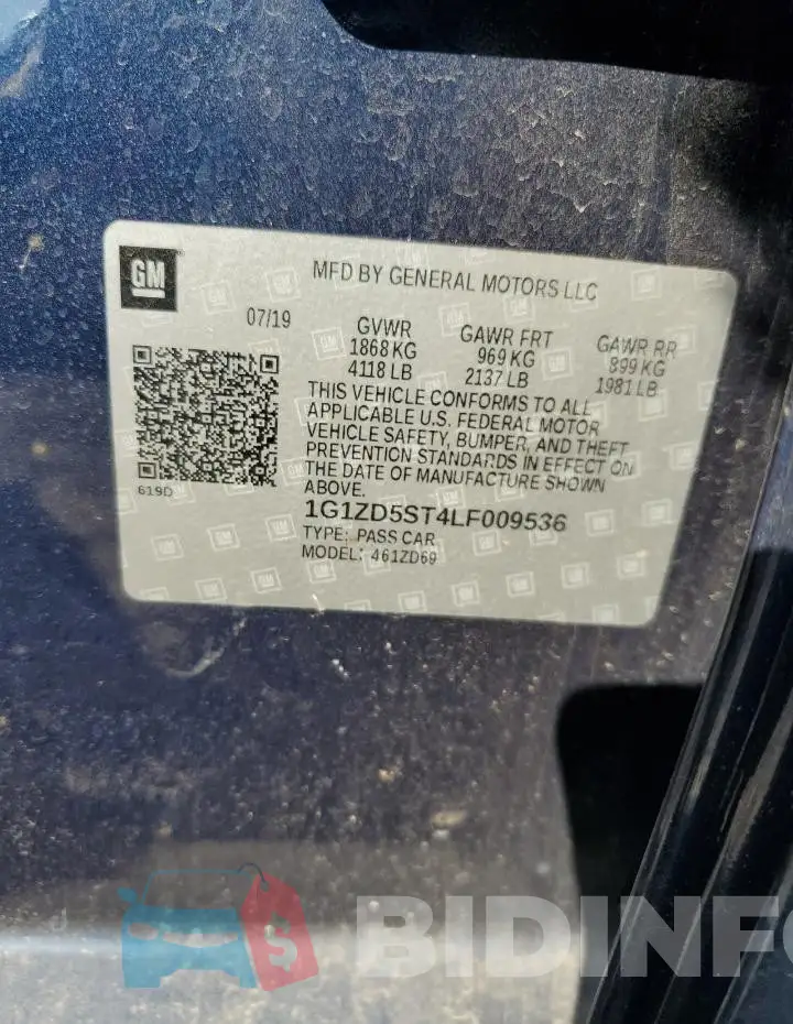 1G1ZD5ST4LF009536 Photo# 12