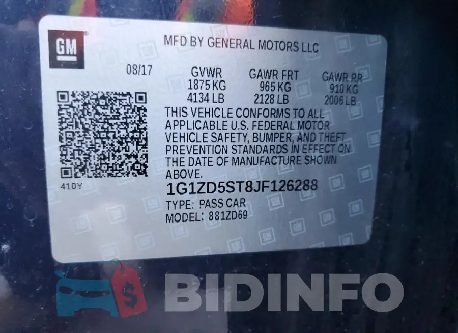 1G1ZD5ST8JF126288 Photo# 12
