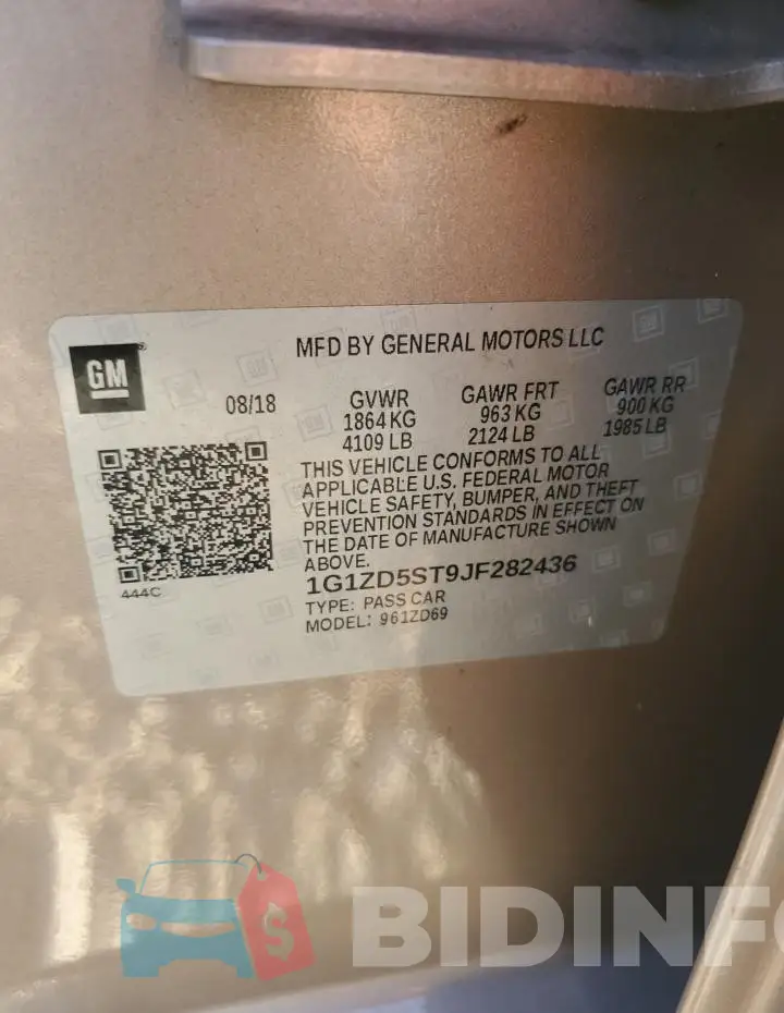 1G1ZD5ST9JF282436 Photo# 12