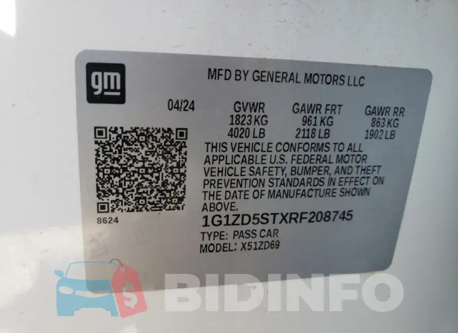 1G1ZD5STXRF208745 Photo# 12