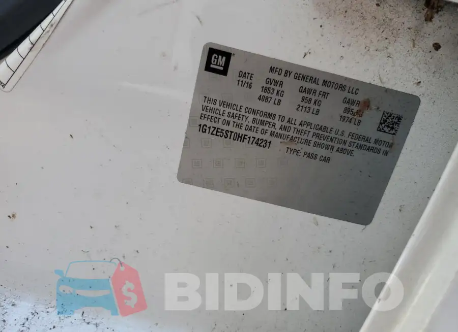 1G1ZE5ST0HF174231 Photo# 12