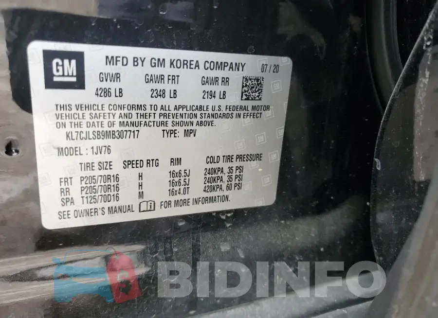 KL7CJLSB9MB307717 Photo# 12