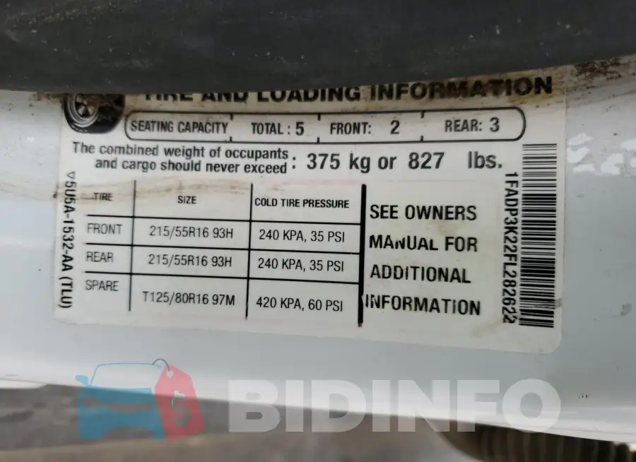 1FADP3K22FL282622 Photo# 13