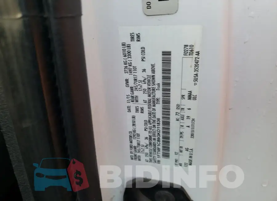 1FTMF1C89GKD11836 Photo# 12