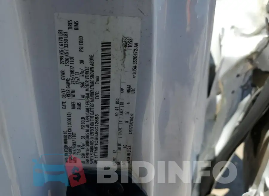 1FTMF1CB6JKC12653 Photo# 13