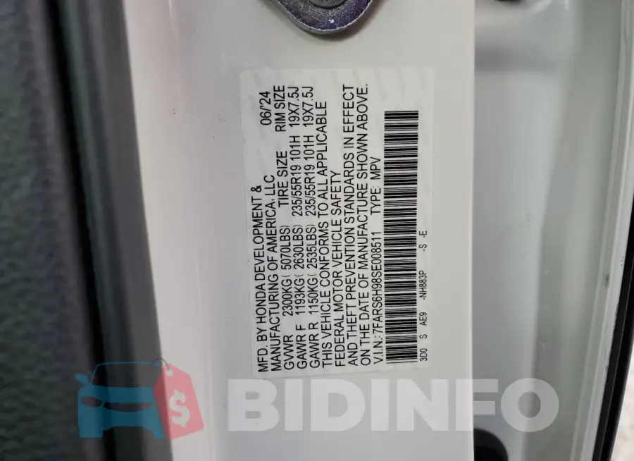 7FARS6H98SE008511 Photo# 14