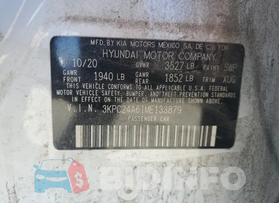 3KPC24A61ME133879 Photo# 12