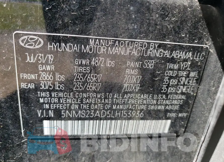 5NMS23AD5LH153936 Photo# 13