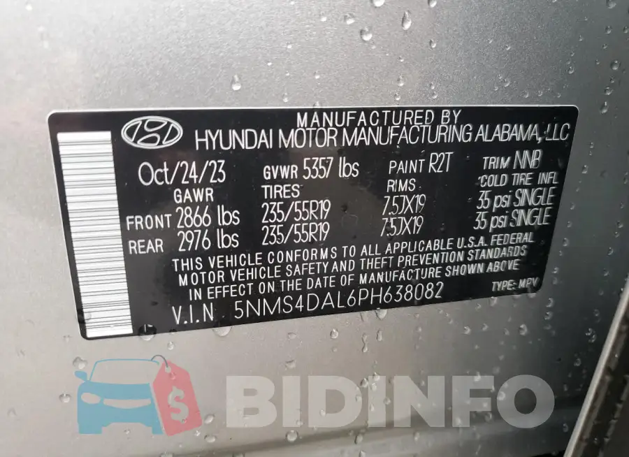 5NMS4DAL6PH638082 Photo# 13