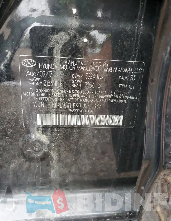 5NPD84LF9JH260337 Photo# 12