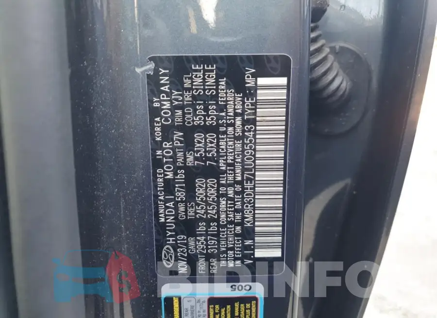 KM8R3DHE7LU095543 Photo# 14
