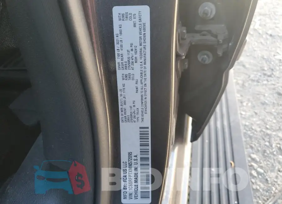 1C6SRFPTXMN572095 Photo# 12
