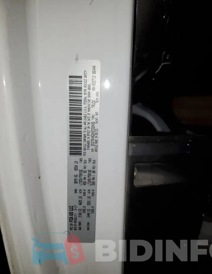 3C6TRVAG2HE532436 Photo# 13