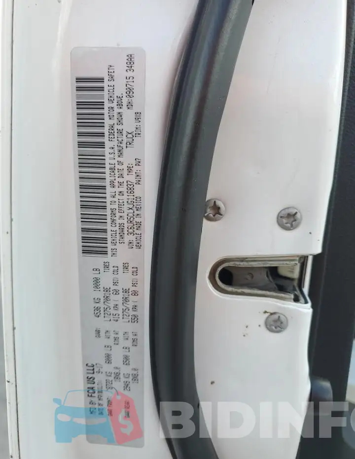 3C6UR5CLXJG116837 Photo# 12