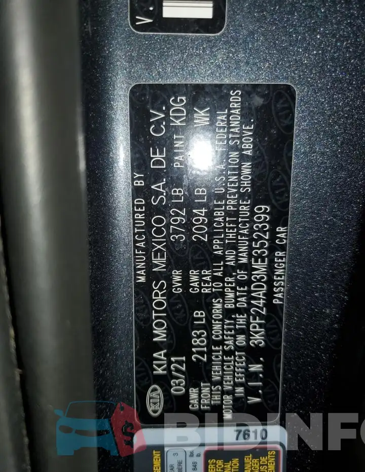 3KPF24AD3ME352399 Photo# 13