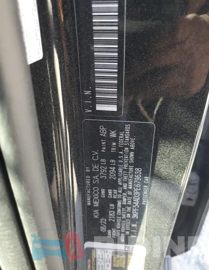 3KPF54AD3PE679638 Photo# 12