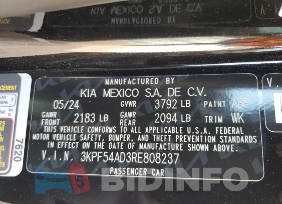3KPF54AD3RE808237 Photo# 12