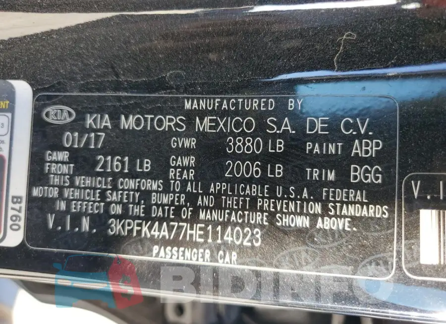 3KPFK4A77HE114023 Photo# 13